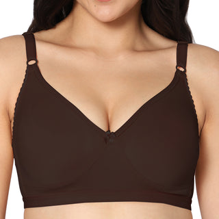 SUHANA_COFFEE Non-Padded Full Coverage T-Shirt Bra ( Pack of 1) - Incare