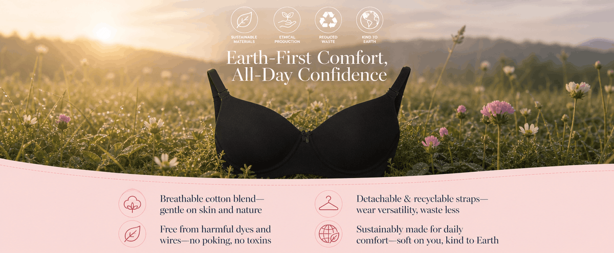 Earth-First Cotton Comfort Bra