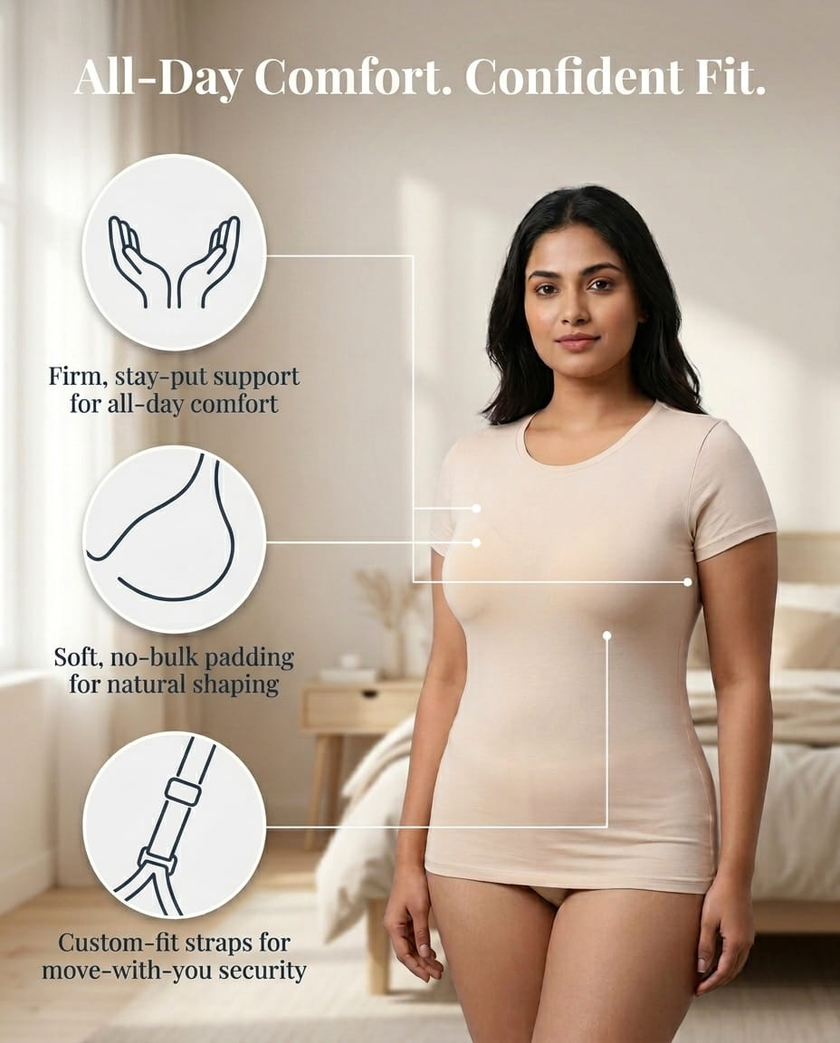 Medium Coverage Padded T-Shirt Bra - C Cup