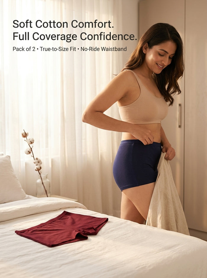 Soft Cotton Comfort, Full-Coverage Confidence