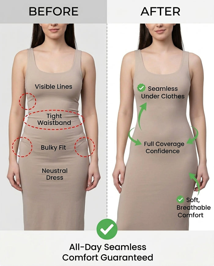 Before vs After — All-Day Seamless Comfort Guaranteed