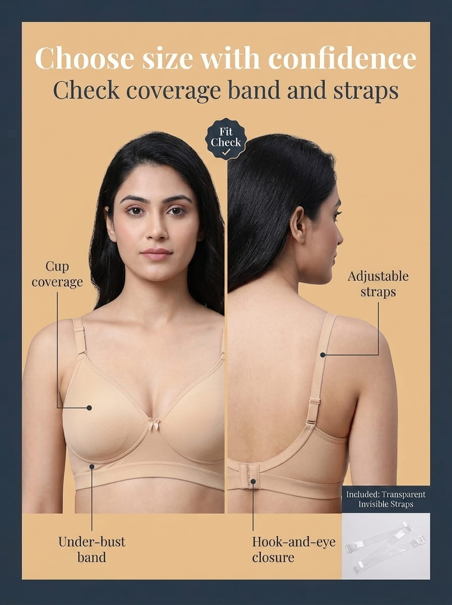 Medium Coverage Padded T-Shirt Bra - C Cup