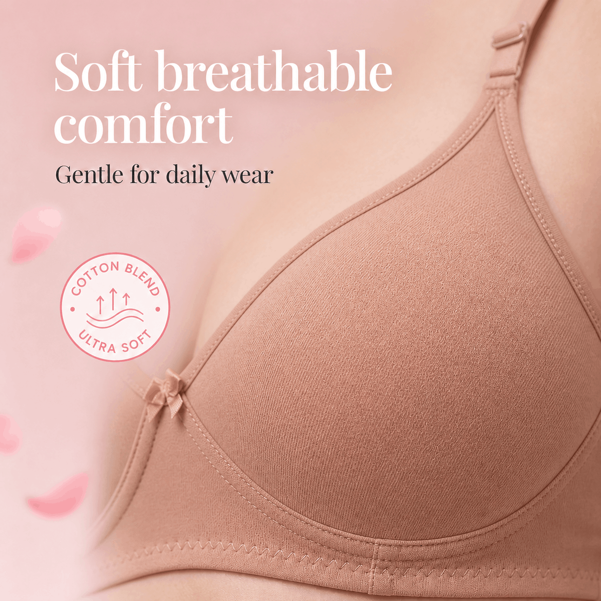 Everyday Padded T-Shirt Bra - B Cup, 4 Colours