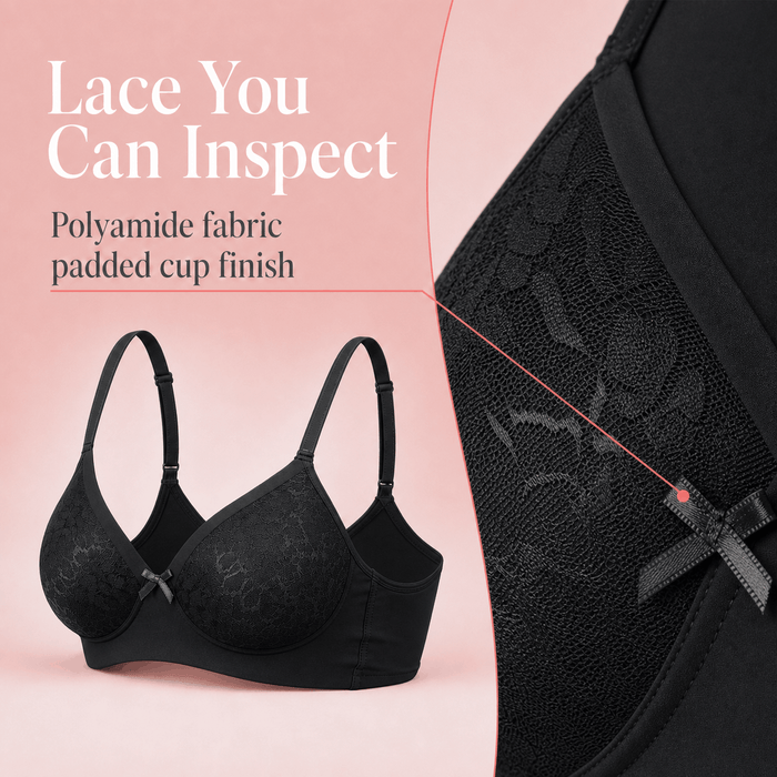 Premium Lace & Padded Cup Design