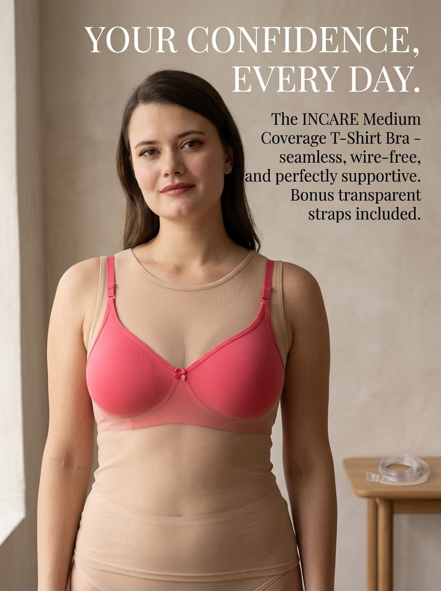 Everyday Padded T-Shirt Bra - B Cup, 4 Colours