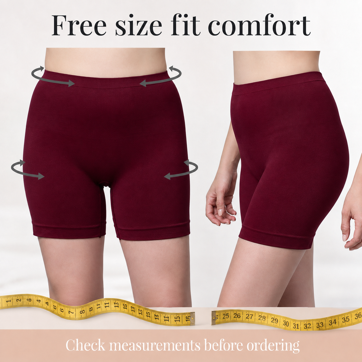 Stretchable High Rise Boyshorts | Free Size Micro Fabric Panty Boyshort