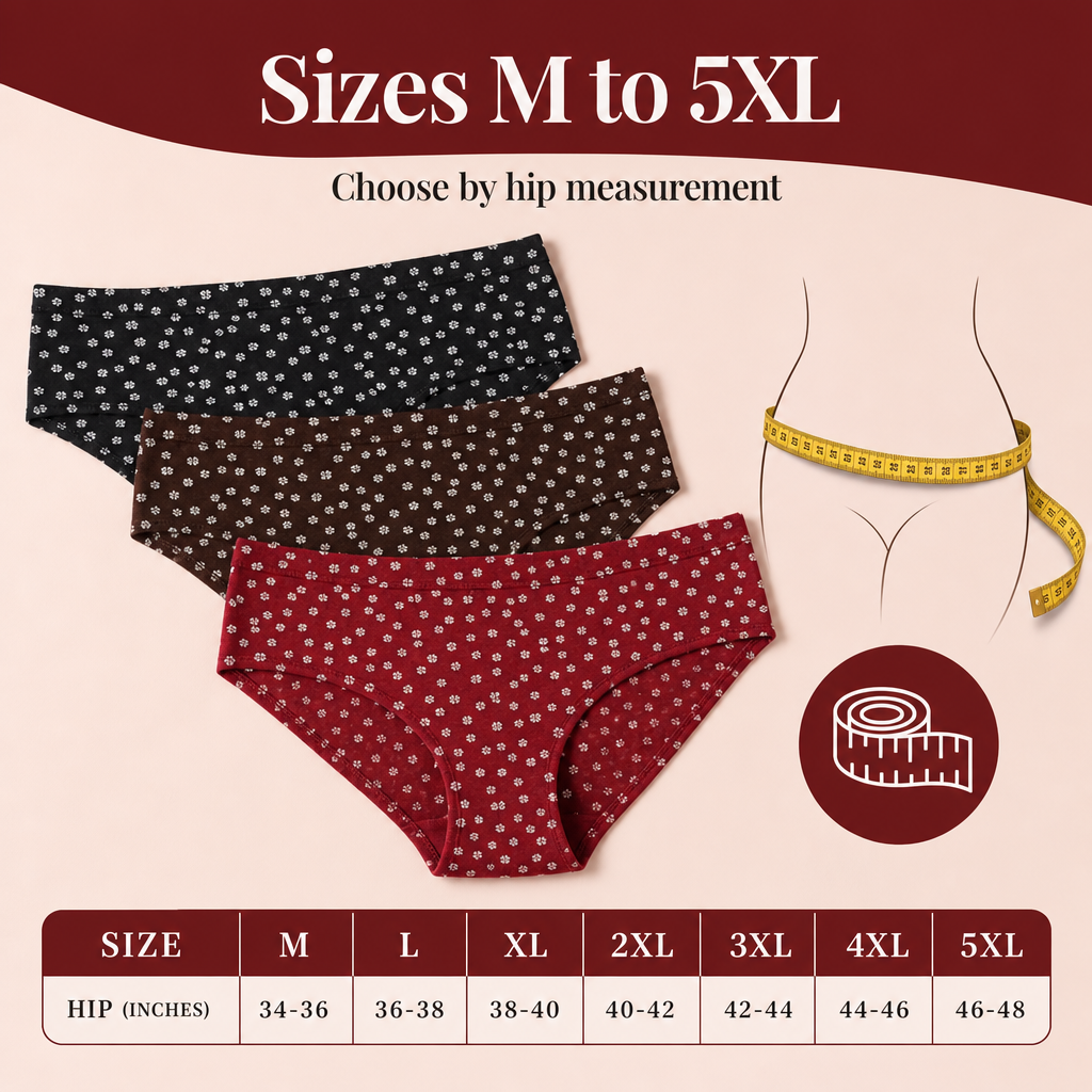 Cotton Hipster Panty – Dark Shades, Full Coverage, Pack of 3