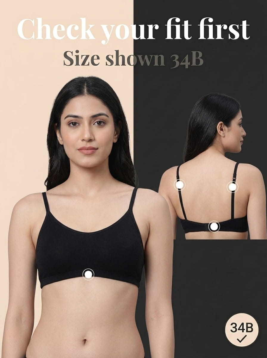 Full Coverage Non-Padded Sports Bra - 6 Colours