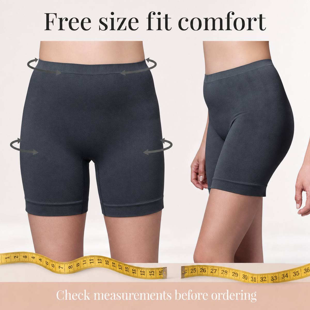 Stretchable High Rise Boyshorts | Free Size Micro Fabric Panty Boyshort