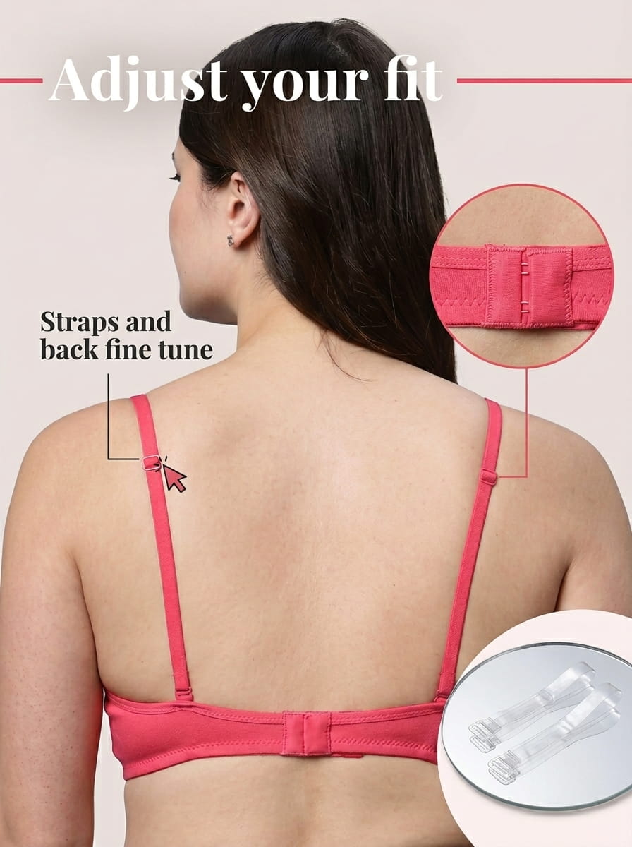 Everyday Padded T-Shirt Bra - B Cup, 4 Colours