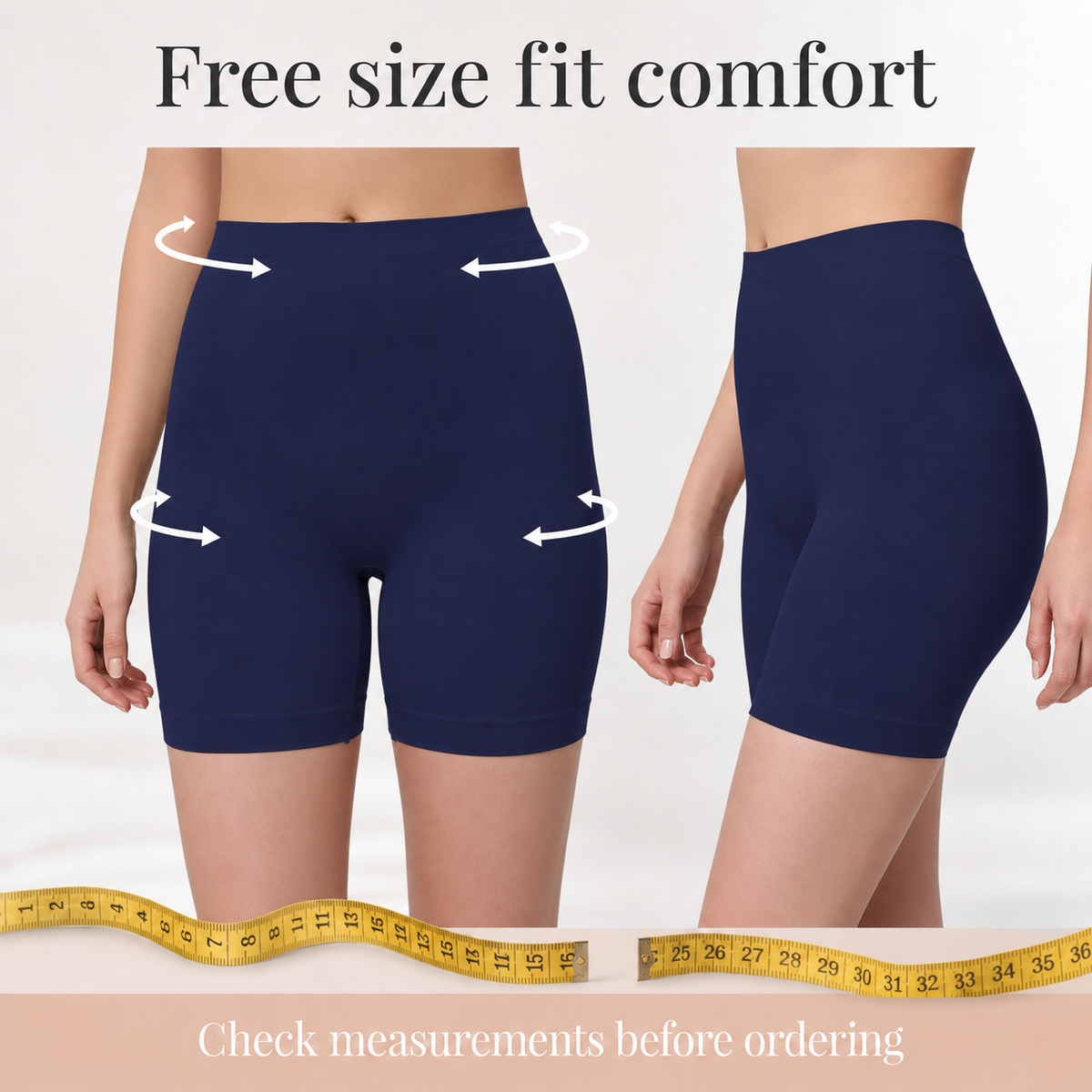 Stretchable High Rise Boyshorts | Free Size Micro Fabric Panty Boyshort