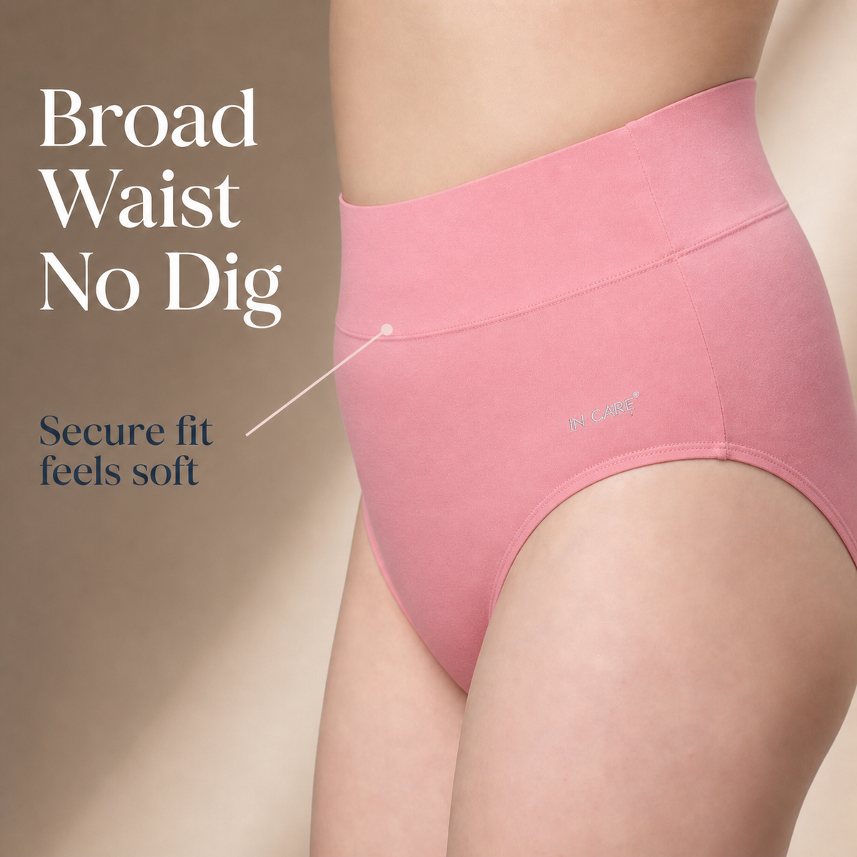 High Waist Belly Control Shaper Panty with Broad Elastic Belt