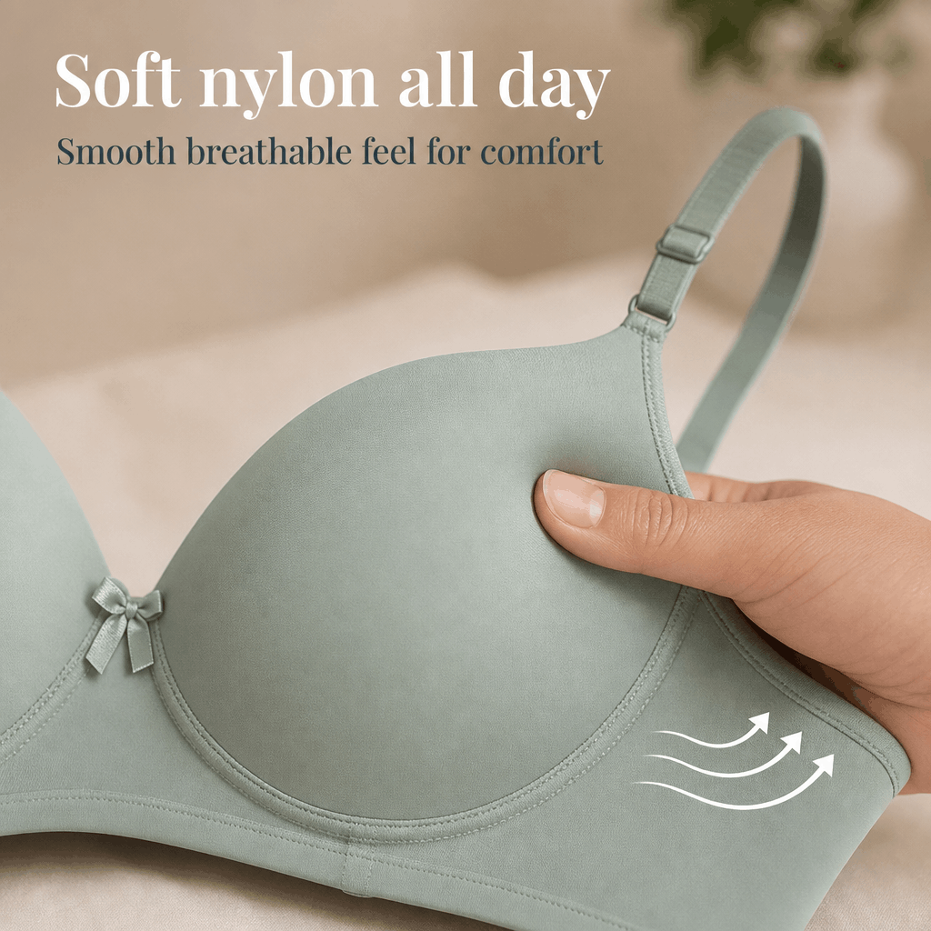 Half Coverage Padded T-Shirt Bra - B Cup