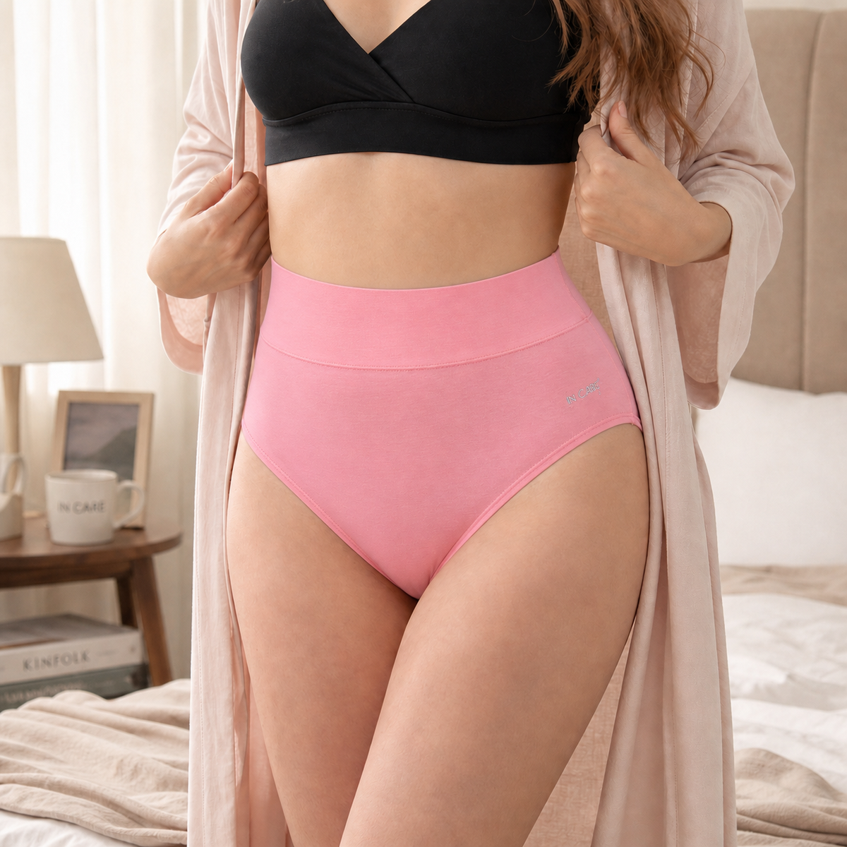 High Waist Belly Control Shaper Panty with Broad Elastic Belt