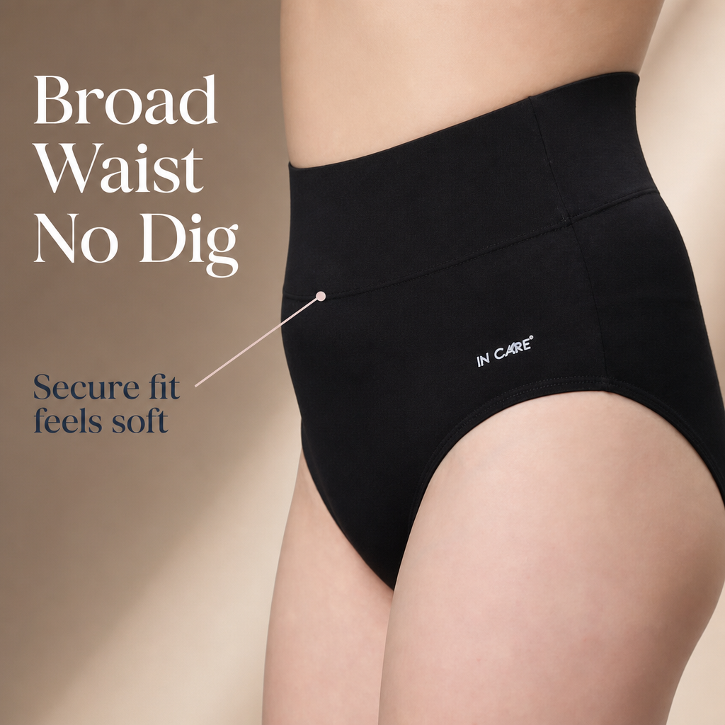 High Waist Belly Control Shaper Panty with Broad Elastic Belt