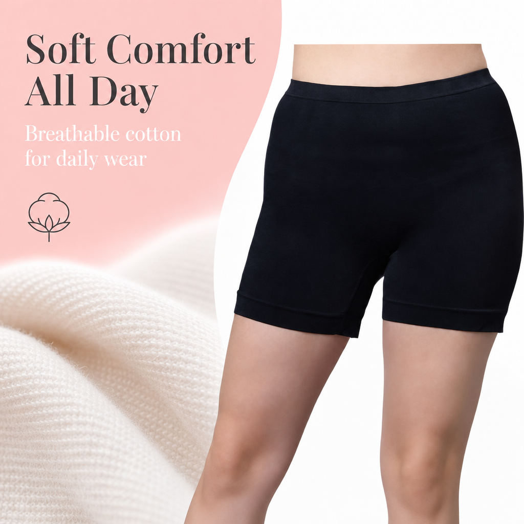 Stretchable High Rise Boyshorts | Free Size Micro Fabric Panty Boyshort