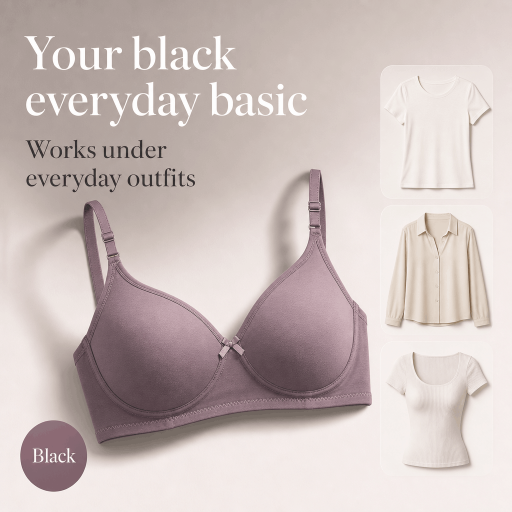 Everyday Padded T-Shirt Bra - B Cup, 4 Colours