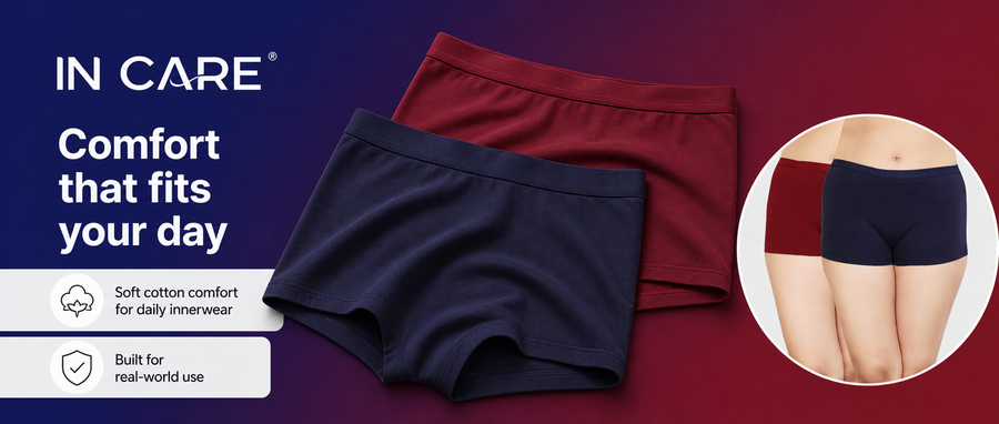 Cotton Blend Boyshorts with Outer Elastic - Pack of 2 specification image