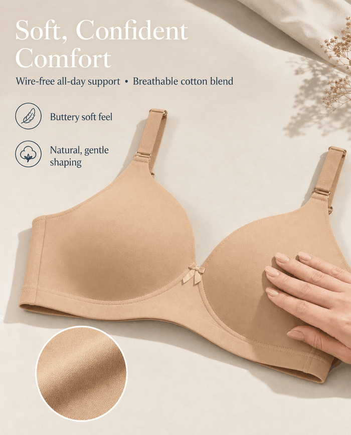 Soft Cotton-Blend Comfort