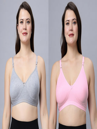 Full Coverage Non-Padded Bra (Pack of 2)