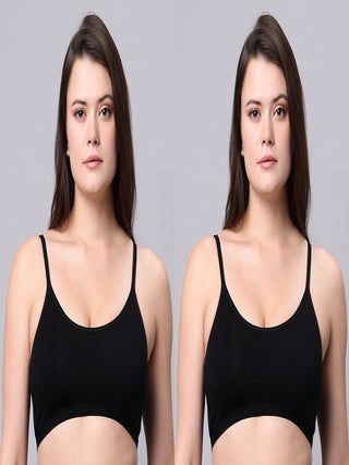 ALPLSP-04 Non-Padded Full Coverage Sports bra (Pack of 2) Incare
