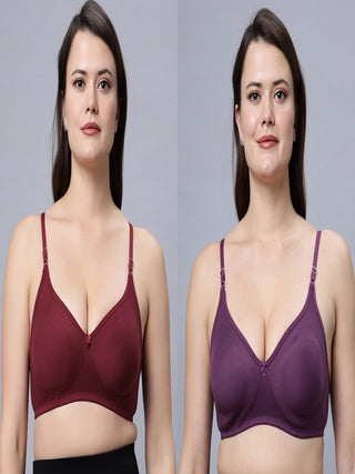 Soha Non-Padded Full Coverage T-Shirt Bra (Pack of 2) Incare