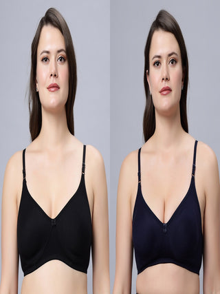 Soha Non-Padded Full Coverage T-Shirt Bra (Pack of 2) Incare