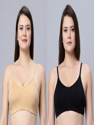 ALPLSP-05 Non-Padded Full Coverage Sports bra (Pack of 2) Incare
