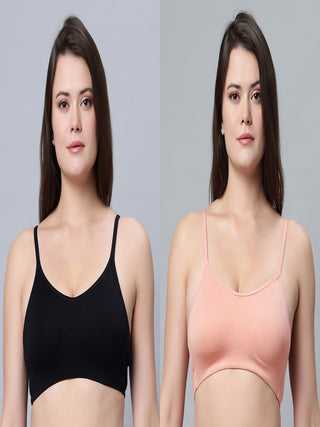 ALPLSP-05 Non-Padded Full Coverage Sports bra (Pack of 2) Incare
