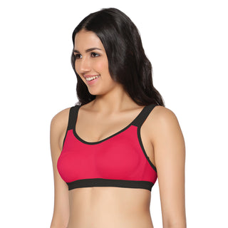 Sports-02 Non-Padded Full Coverage Sports bra (Pack of 2) - Incare