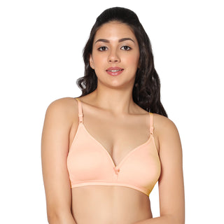 Tulie Non-Padded Half Coverage T-Shirt Bra (Pack of 2) - Incare