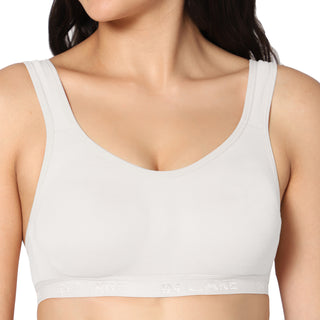 Sports-02 Non-Padded Full Coverage T-Shirt Bra (Pack of 1) - Incare