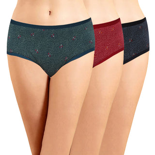 ICOE-051  Hipster Panties With Outer Elastic (Pack of 3) - Incare