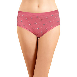 ICOE-068 Hipster Panties with Outer Elastic - (Pack of 3) - Incare