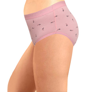 High Rise Hipster Panties with Outer Elastic (Pack of 3) - Incare