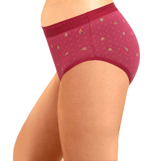 ICOE-045 Hipster Panties With Outer Elastic (Pack of 3) - Incare