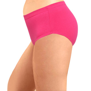 ICIN-011 Hipster Panties with Inner Elastic - (Pack of 3) - Incare