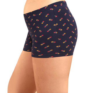 ICLG-005 Boy shorts with Inner Elastic Panties  (Pack of 3) - Incare
