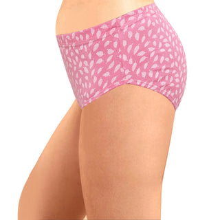 ICIN-046  Hipster Panties with Inner Elastic (Pack of 3) - Incare