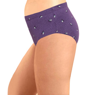ICIN-031  Hipster Panties with Inner Elastic - (Pack of 3) - Incare