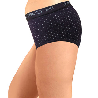 ICOE-086 Hipster Panties with Outer Elastic - (Pack of 3) - Incare
