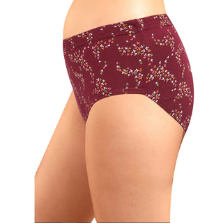 ICIN-034 Hipster Panties with Inner Elastic - (Pack of 3) - Incare