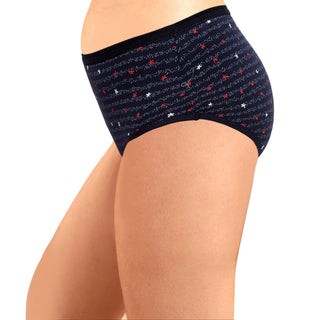 ICOE-042 Hipster Panties With Outer Elastic (Pack of 3) - Incare