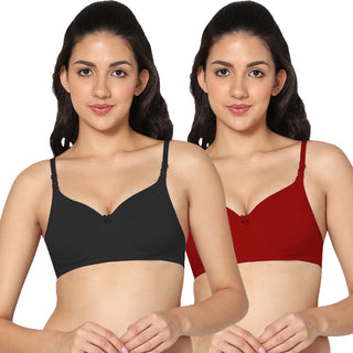 ICPD-01 3/4th Coverage Lightly Padded Bra (Pack of 2) - Incare