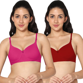 ICPD-01 3/4th Coverage Lightly Padded Bra (Pack of 2) - Incare