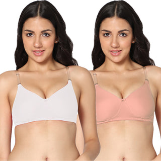 ICPD-02 Full Coverage Lightly Padded Bra (Pack of 2) - Incare